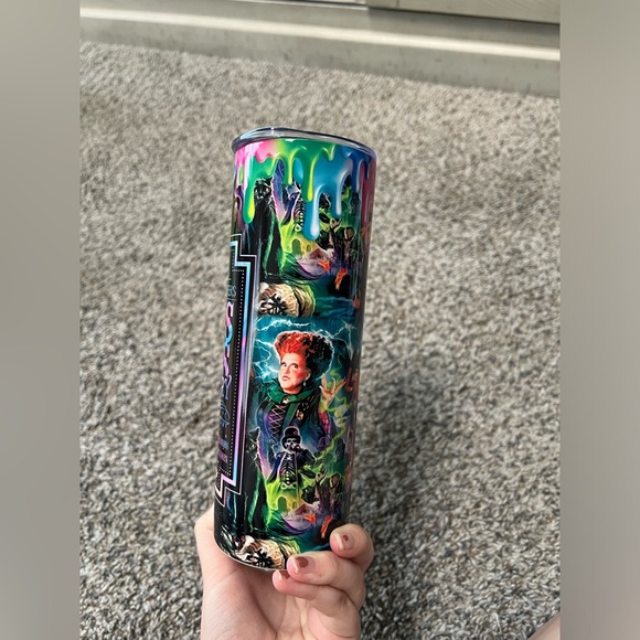 Hocus Pocus 20oz tumbler with lid and straw - Picture 3 of 4